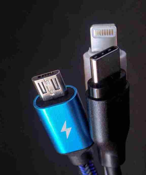 USB Type-C micro USB lightning port